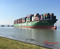 Китайский контейнеровоз заблокировал порт Антверпена